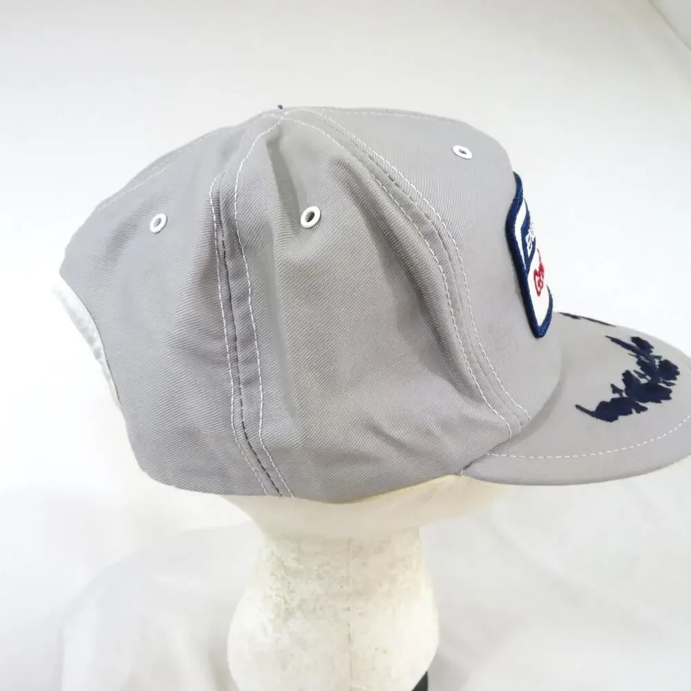 Energy Miser Grain Dryers Louisville MFG Co Hat Gray White Made in USA Snapback